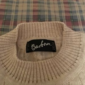 Barbour Medium Cream Crewneck Sweater
